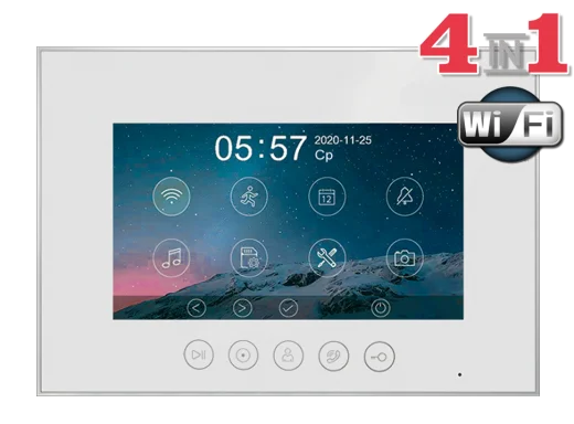 Монитор видеодомофона Marilyn HD s VZ (white)