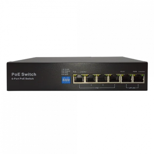 Коммутатор (ИСТОЧНИК ПИТАНИЯ) ST-S46POE(2M/65W/А) PRO (версия 4)