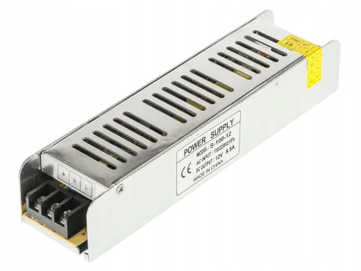 Блок питания 12V 75W 6,25A IP20 Slim Металлический корпус