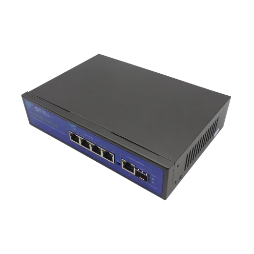 Коммутатор ST-S42POE PRO (4G/1G/1S/65W/А)