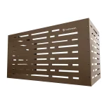 Декоративная корзина 1000х600х600 (ШхГхВ) Кирпич (коричневый RAL 8014)