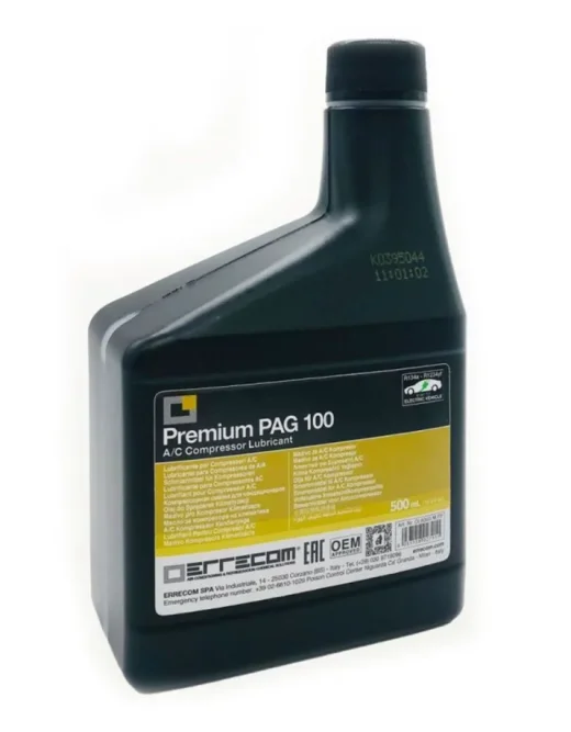 Масло Errecom для заправки кондиционеров 0,5 литра LR-PAG 100 для R1234YF