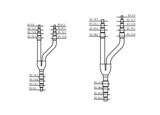 Рефнет-разветвитель универсальный Y2, (пара)