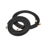 Готовая трасса для кондиционеров - 10м (труба 1/4-0,61мм,3/8-0,65мм, изоляция, гайки) с вальцовкой