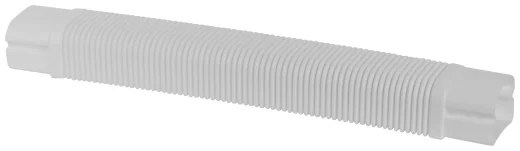 Поворот гибкий гофрированный 74х55 Белый Ruvinil (уп.20 шт.)