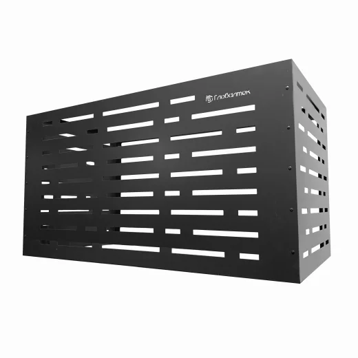 Декоративная корзина 1000х600х550 (ШхВхГ) Кирпич (темно-серый RAL 7024) разборная