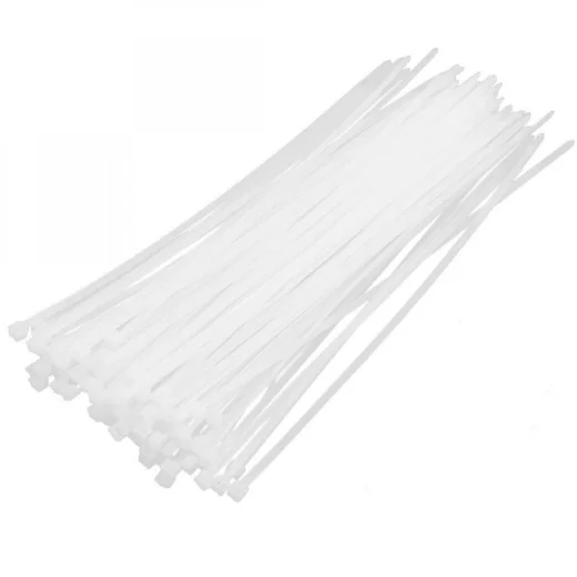 Хомут nylon 3.6 х 250 мм 100шт. белый REXANT (07-0250) (упак.100 шт)