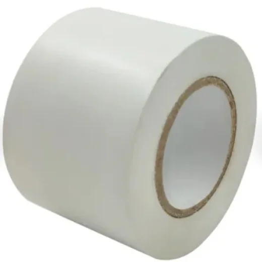 Лента PVC с клеевым слоем белая 38мм*20м Полимерпласт