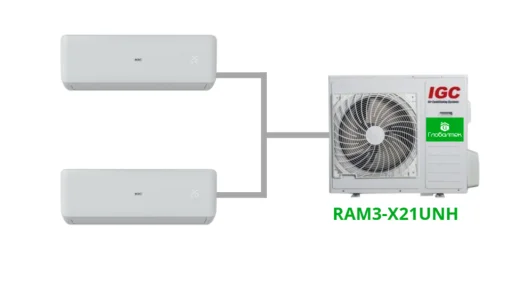 Комплект на 2 комнаты по 25 м² мульти-сплит системы IGC RAM3-X21URH