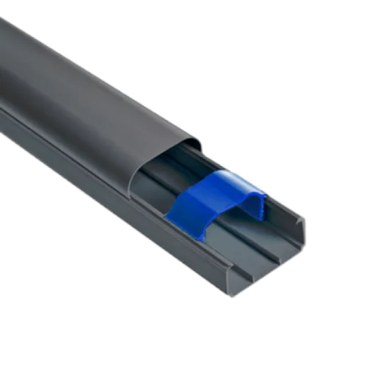 Кабель-канал 74х55 L2000 Черный Ruvinil (уп.16м)