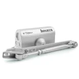 Доводчик НОРА-М 410 F ISPARUS фиксация (от 15 до 60кг) (серебро) морозостойкий