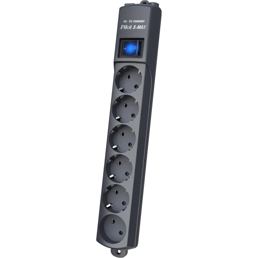 Сетевой фильтр Pilot S-MAX 5м серый