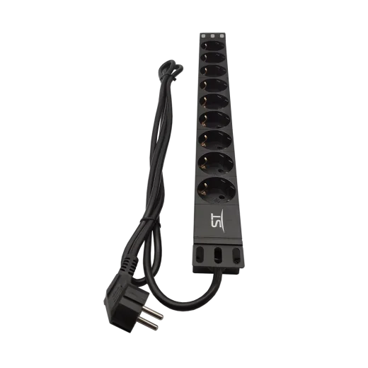 Сетевой фильтр (блок розеток) ST-PDU-09, 2 метра, 9 розеток