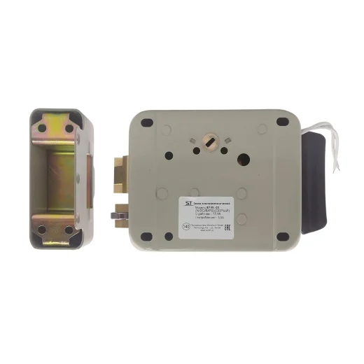 Замок электромеханический ST-EL-03(N/2C/B/PS)(СЕРЫЙ)