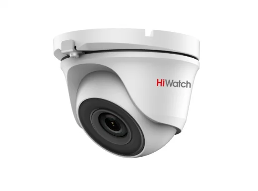 Видеокамера HiWatch DS-T123 (2.8 mm) 1Мп уличная купольная HD-TVI камера с EXIR-подсветкой до 20м