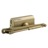 Доводчик НОРА-М №3S F фиксация бол. (до 80кг) (золото) морозостойкий