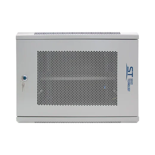 Шкаф телекоммуникационный ST-NCP9U600 (СЕРЫЙ) С ПОЛКОЙ