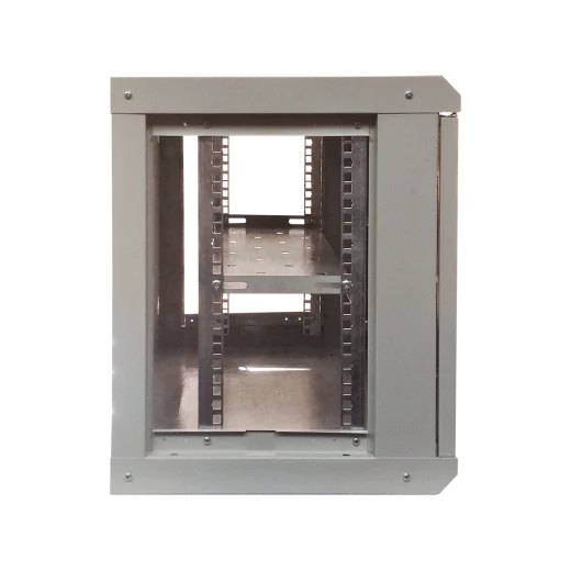 Шкаф телекоммуникационный ST-NC9U01 (СЕРЫЙ) С ПОЛКОЙ+Блок розеток ST-PDU-01+(Патч-панель) ST-PP24-01