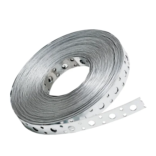 Лента перфорированная СТ 20*0,5, оцинк.(рулон 25м)