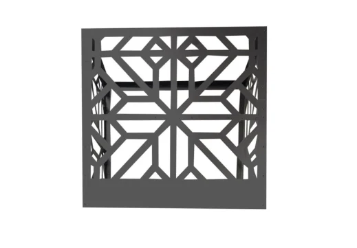 Декоративная корзина 950х900х600 (ШхВхГ) дизайн по эскизу Ольги Моисеевой (RAL 7024) 1мм