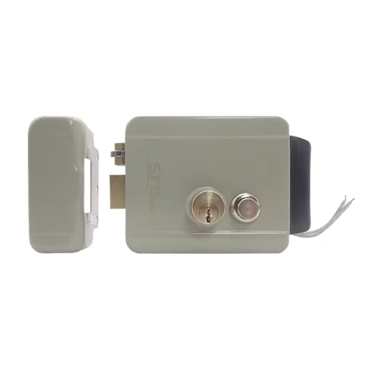 Замок электромеханический ST-EL-03(N/2C/B/PS)(СЕРЫЙ)