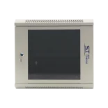 Шкаф телекоммуникационный ST-NC9U600 (СЕРЫЙ) С ПОЛКОЙ
