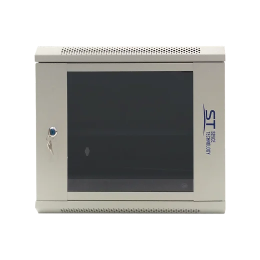 Шкаф телекоммуникационный ST-NC9U600 (СЕРЫЙ) С ПОЛКОЙ