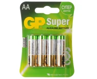 Батарейка GP Super LR06 2-BL (2шт блистер) (1шт)