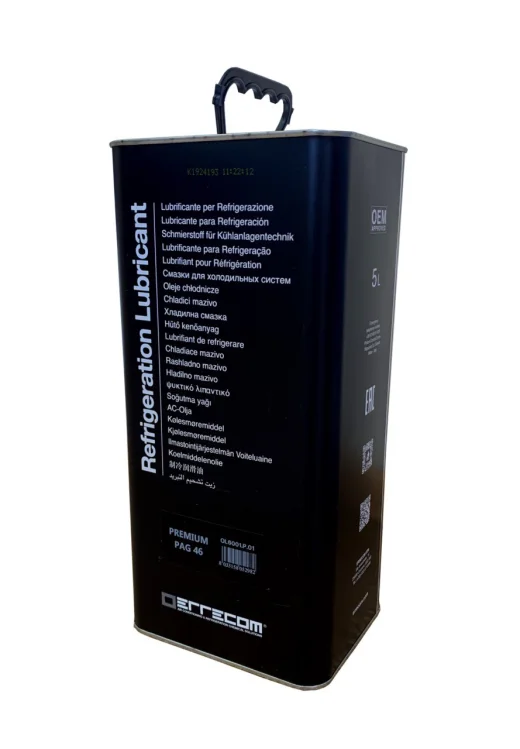 Масло Errecom для заправки кондиционеров 5 литров LR-PAG 46