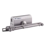 Доводчик НОРА-М №3S F фиксация бол. (до 80кг) (серый) морозостойкий