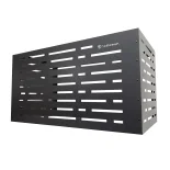 Декоративная корзина 1000х600х600 (ШхГхВ) Кирпич (темно-серый RAL 7024, толщина 0,7мм) уголки 1мм