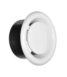 Вентиляционный круглый потолочный диффузор универсальный пластиковый 200 V