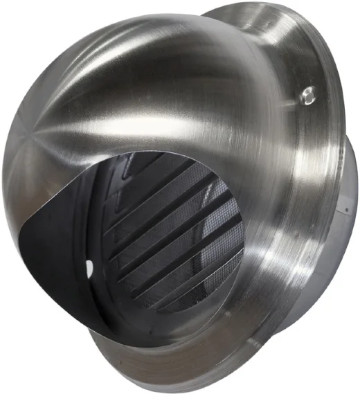 Диффузор нерж. металлический с решеткой и сеткой D200