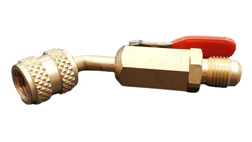 Вентиль шаровый BV453 45гр 1/4 - 5/16