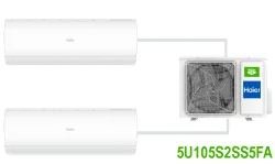 Комплект на 2 комнаты по 20, 58 м² мульти-сплит системы Haier 5U105S2SS5FA