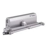 Доводчик НОРА-М 740 DA с задержкой закрывания (от 60 до 110кг) (серебро) морозостойкий