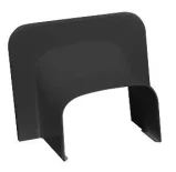 Ввод в стену прямой РКК-74х55 Черный Ruvinil (уп.4шт) (кор.96)