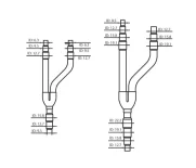 Рефнет-разветвитель универсальный Y1, (TYPE 1 3/8+1/2)