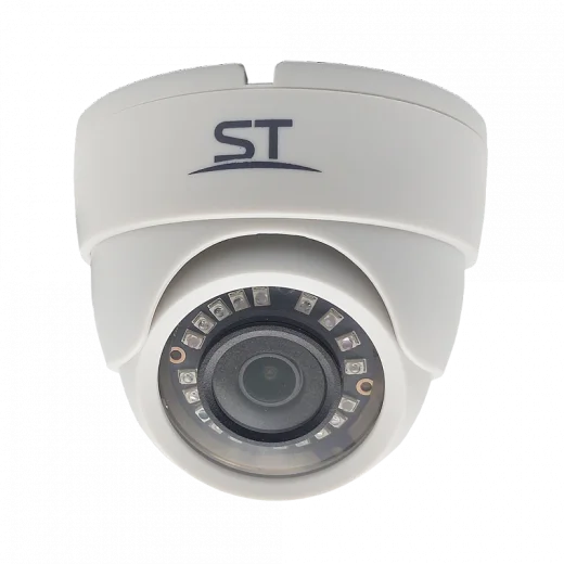 Мультиформатная телекамера ST-2004 (белая) 2,8mm/2mpx/ИКдо20м/купольная/внутренняя/4 в 1