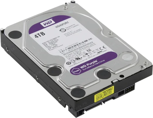 Жесткий диск 4Tb WD Purple WD43PURZ, SATA-III